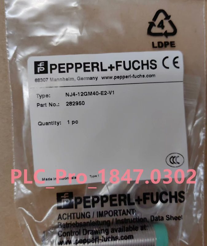 Датчик приближения Pepperl+Fuchs NJ4-12GM40-E2-V1