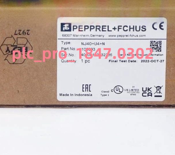 Датчик приближения Pepperl+Fuchs NJ40+U4+N