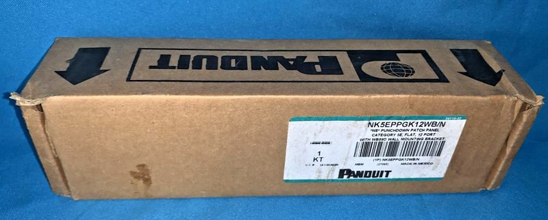 Патч-панель Panduit NK5EPPGK12WB/N