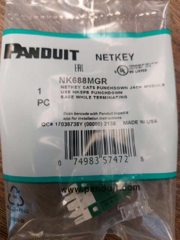 Модуль Keystone Panduit NK688MGR