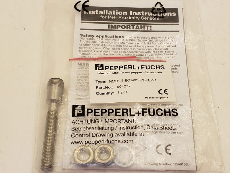 Датчик приближения Pepperl+Fuchs NMB1.5-8GM65-E2-FE-V1