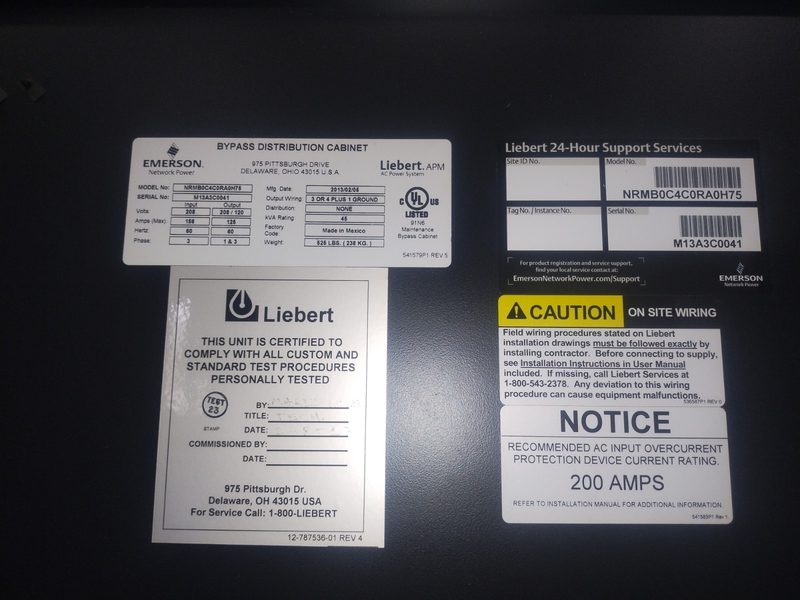 Климатическое оборудование Emerson NRMB0C4C0RA0H75