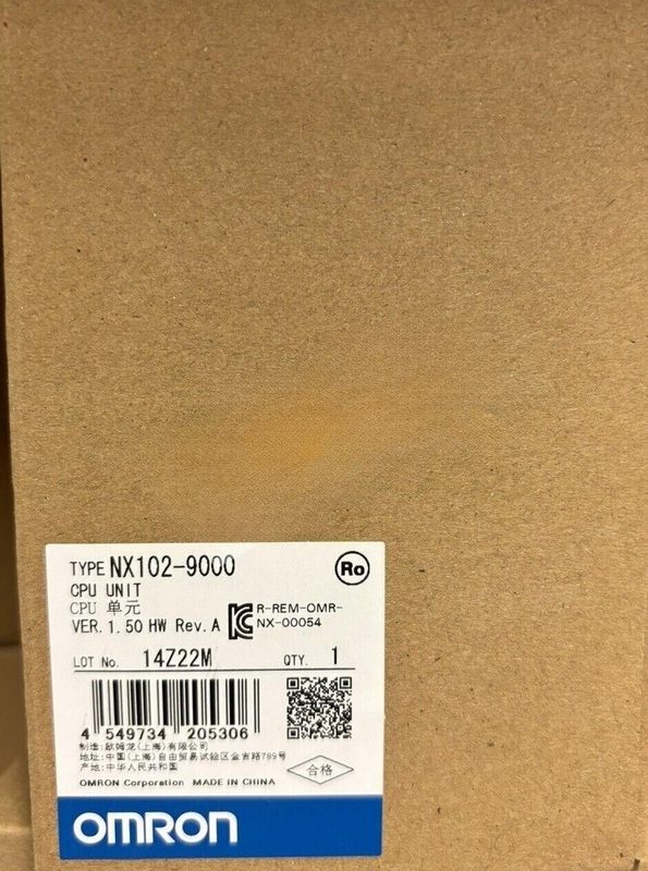 ПЛК Omron NX102-9000