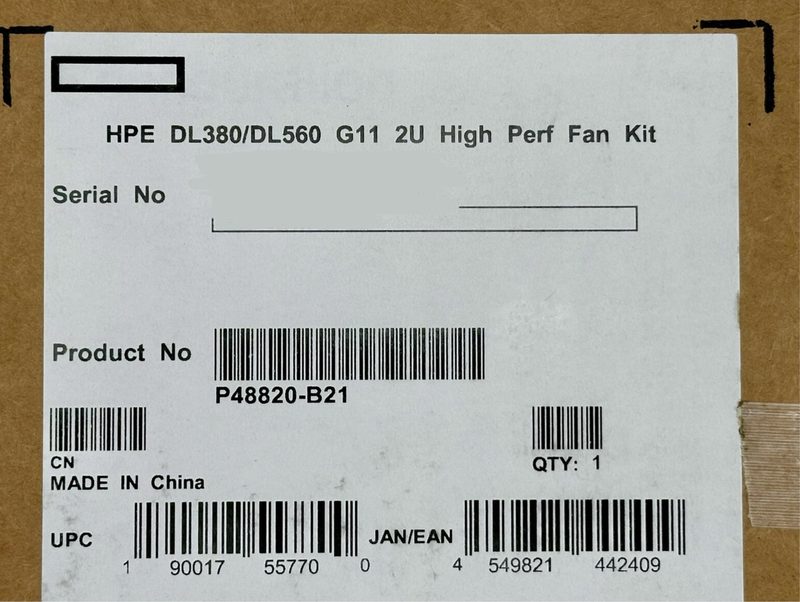 Вентилятор HPE P48820-B21