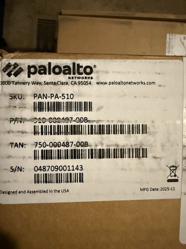 Межсетевой экран Palo Alto PA-510