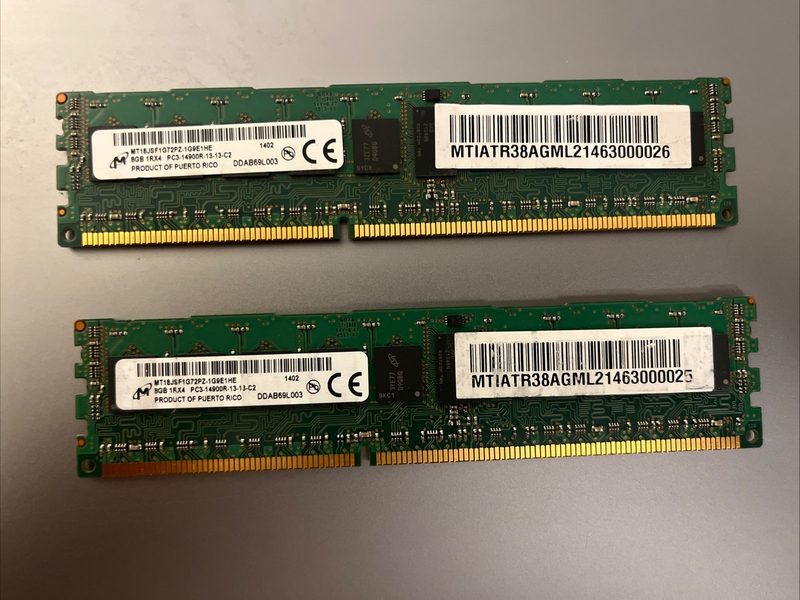 Модуль памяти Micron PC3-14900R-13-13-C2