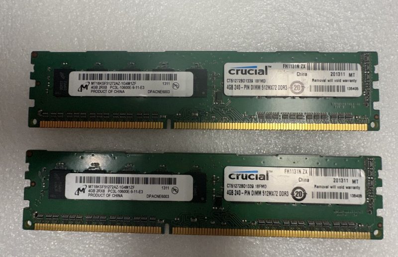 Сервер Micron PC3L-10600E-9-11-E3