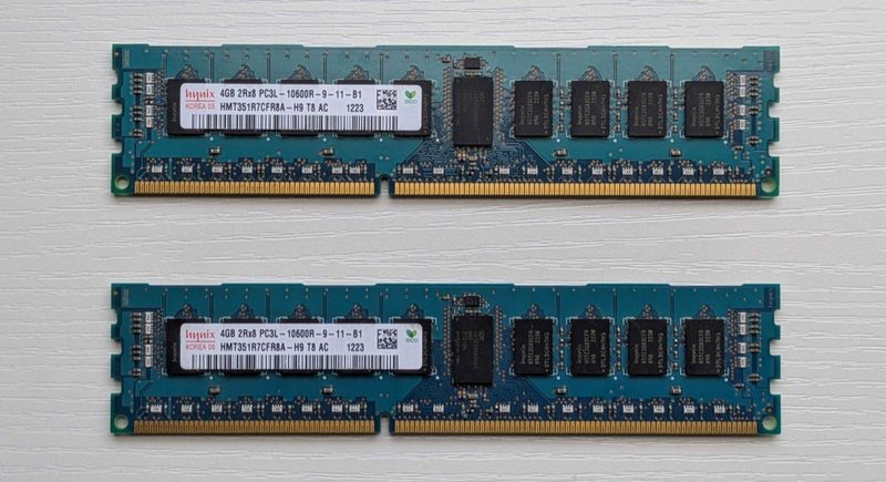 Модуль памяти SK hynix PC3L-10600R-9-11