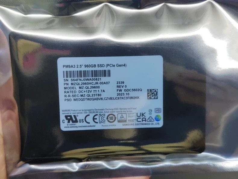 SSD-накопитель Samsung PCI-E4.0X4