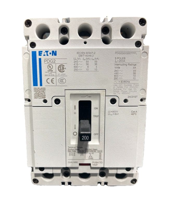 Автоматический выключатель Eaton PDG23G0200TFFL