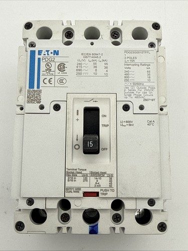 Автоматический выключатель Eaton PDG23G0225TFFL