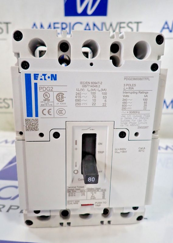 Автоматический выключатель Eaton PDG23M0080TFFL