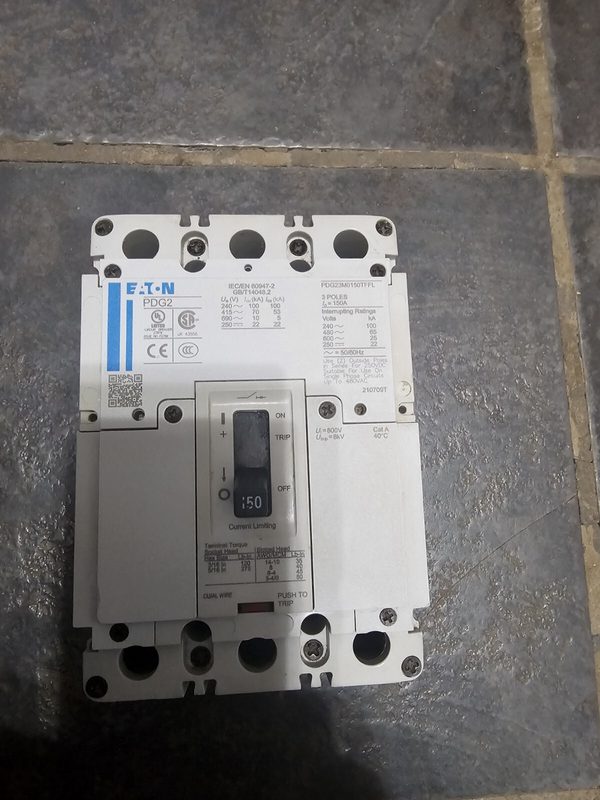 Автоматический выключатель Eaton PDG23M0150TFFL