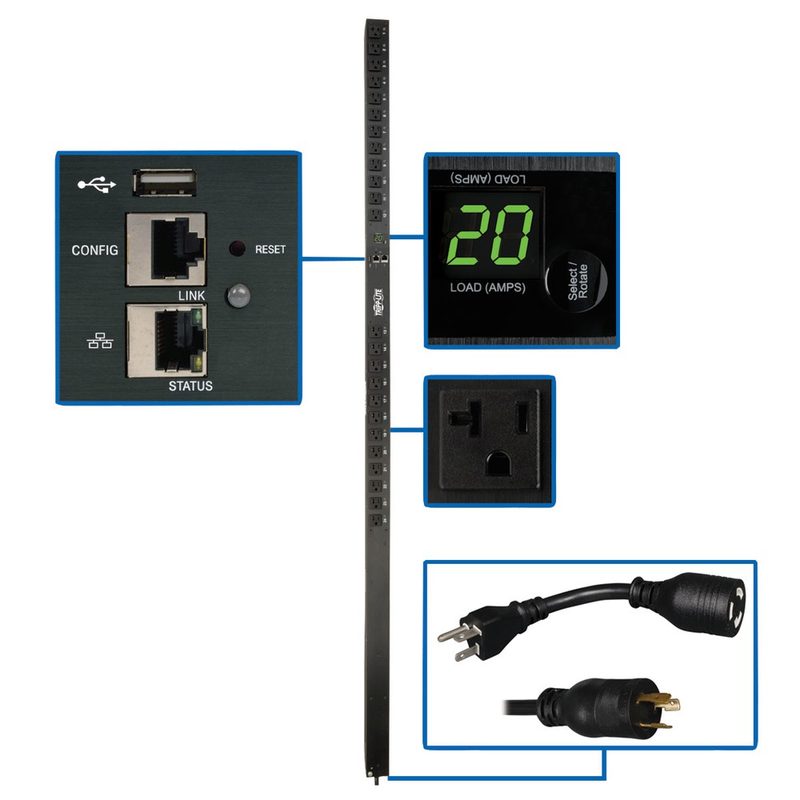 Блок розеток Tripp Lite PDUMV20NETLX
