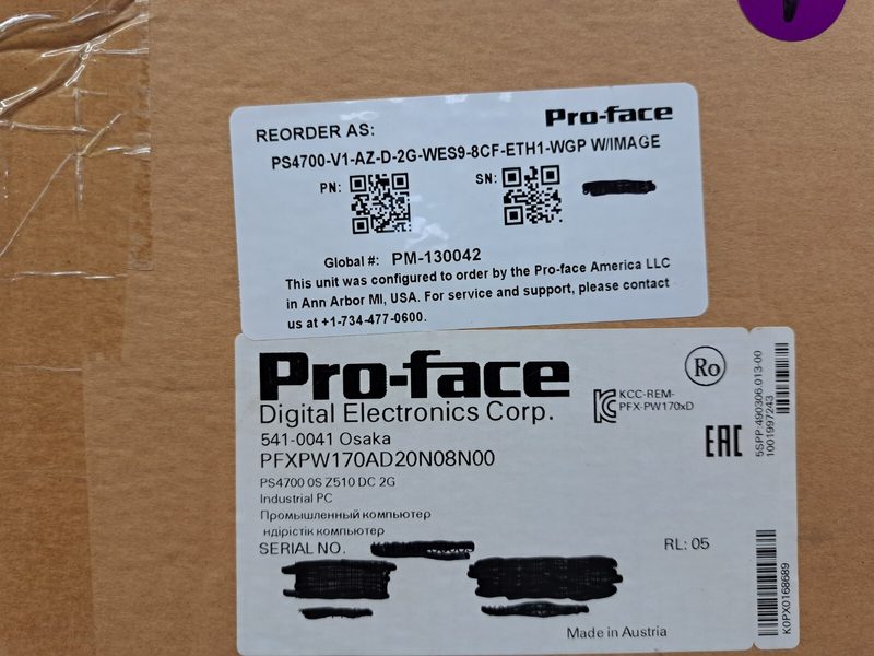 Панель оператора PFXPW170AD20N08N00