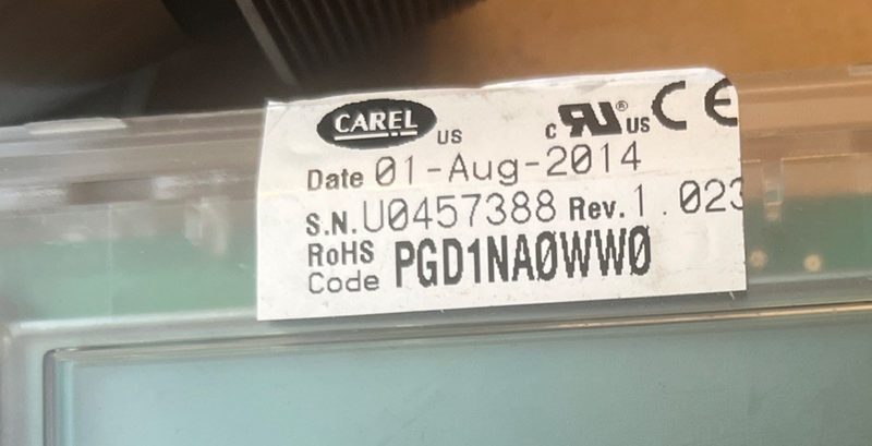 Панель оператора PGD1NA0WW0
