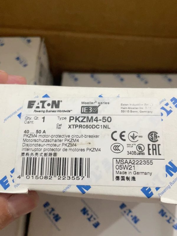 Автоматический выключатель Eaton PKZM4-50