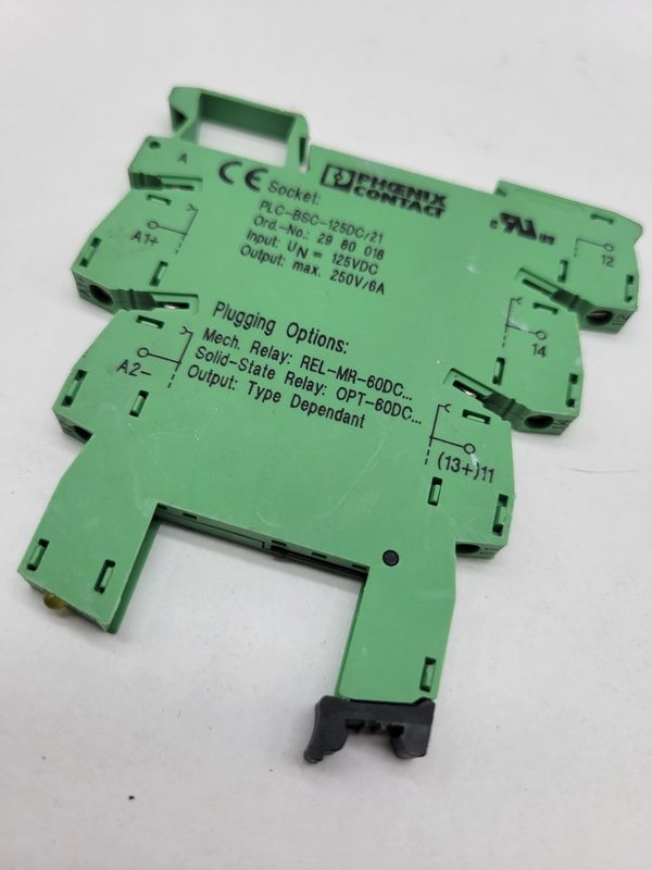 Колодка реле Phoenix Contact PLC-BSC-125DC/21