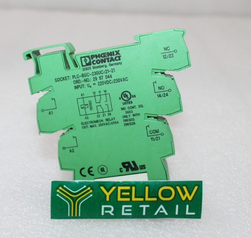 Колодка реле Phoenix Contact PLC-BSC-230UC/21-21