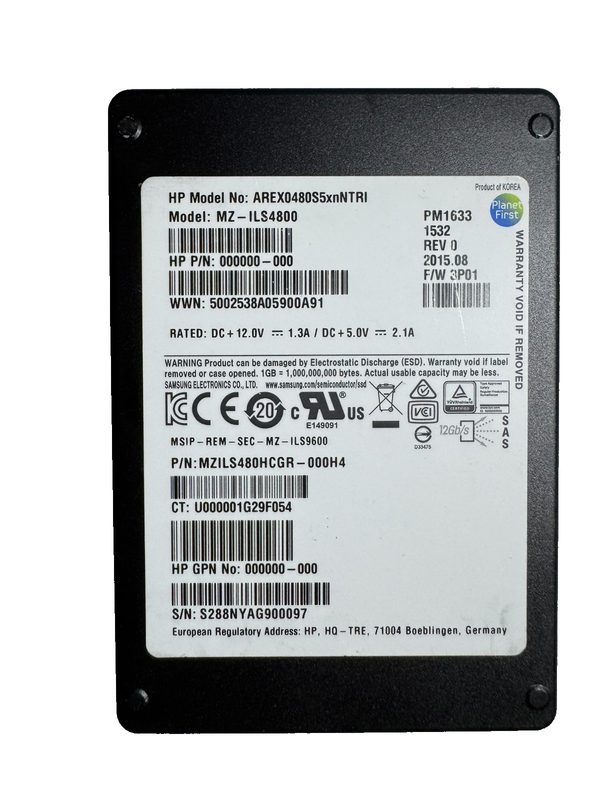 SSD-накопитель HPE PM1633