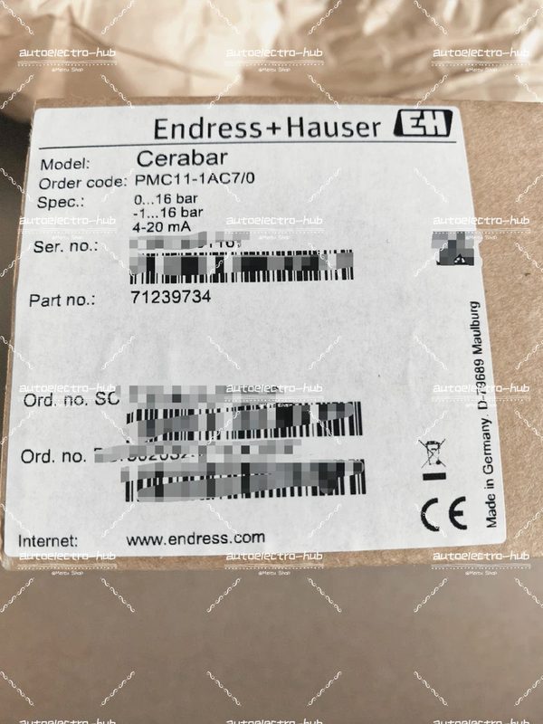 Датчик давления Endress+Hauser PMC11-1AC7/0