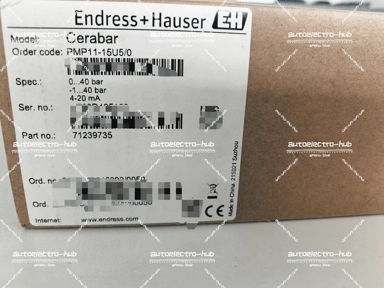 Датчик давления Endress+Hauser PMP11-15U5/0