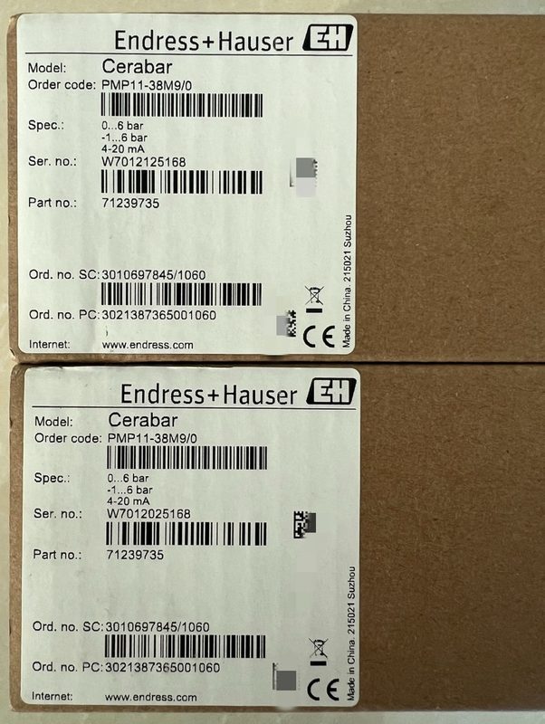Датчик давления Endress+Hauser PMP11-38M9/0