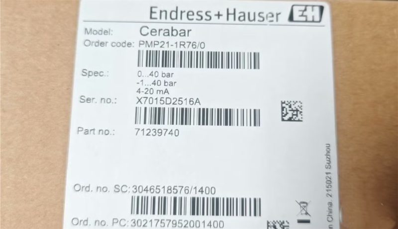 Датчик давления Endress+Hauser PMP21-1R76/0