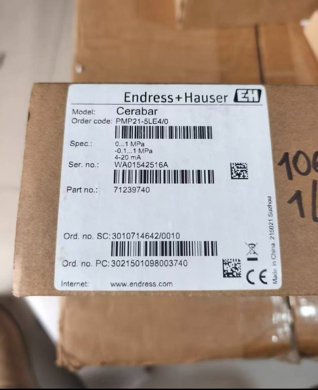 Датчик давления Endress+Hauser PMP21-5LE4/0