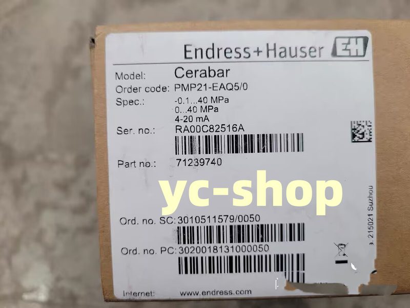 Датчик давления Endress+Hauser PMP21-EAQ5/0