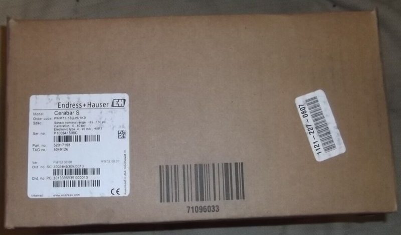 Датчик давления Endress+Hauser PMP71-16UJ9/1K9