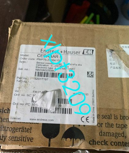 Датчик давления Endress+Hauser PMP75-27904/156