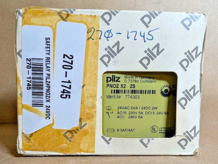 Реле безопасности Pilz PNOZ-X2-24VACDC-2S
