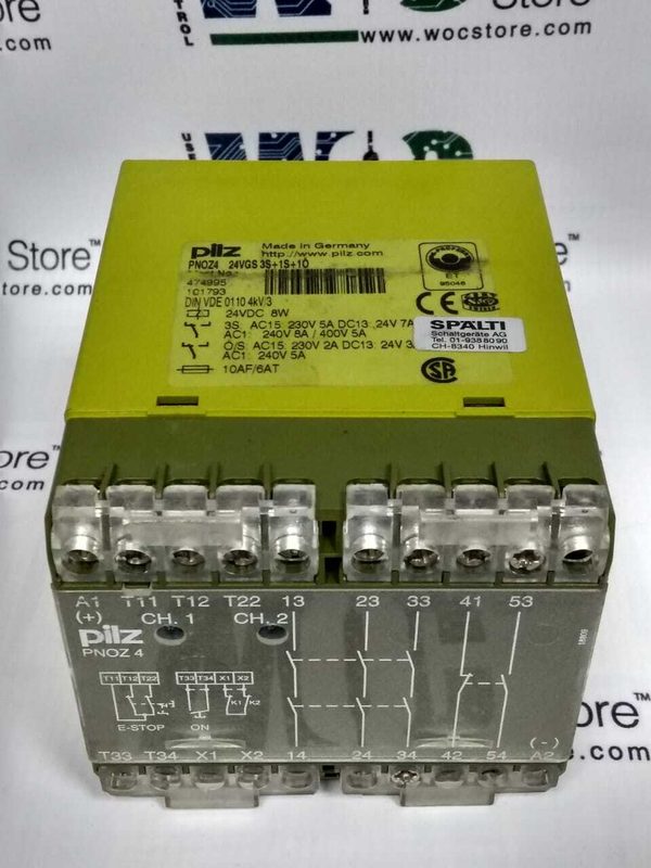 Реле безопасности Pilz PNOZ 4
