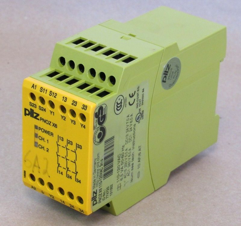 Реле безопасности Pilz PNOZ X6