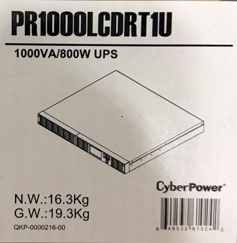 CyberPower PR1000LCDRT1U