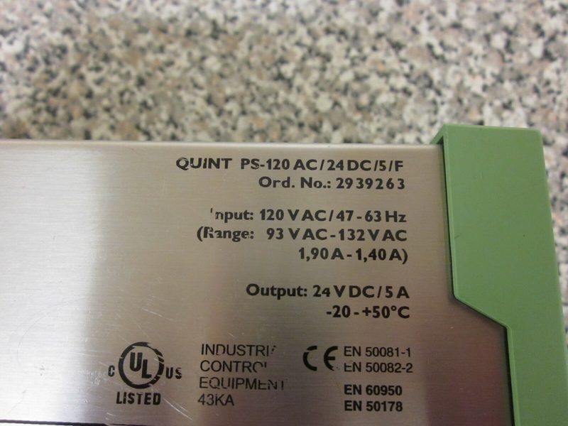 Блок питания Phoenix Contact PS-120AC/24DC/5/F