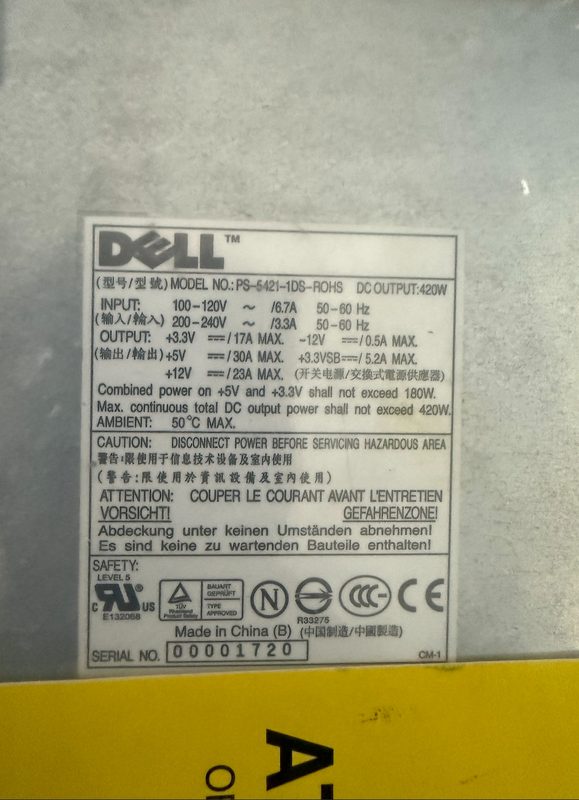 Блок питания Dell PS-5421-1DS-ROHS