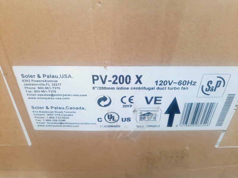 Вентилятор PV-200X
