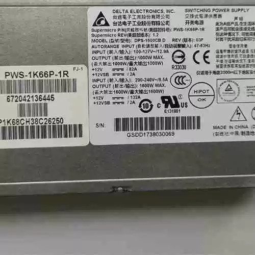 Сервер Supermicro PWS-1K66P-1R