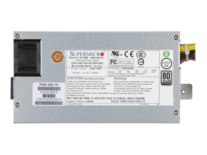 Блок питания Supermicro PWS-350-1H