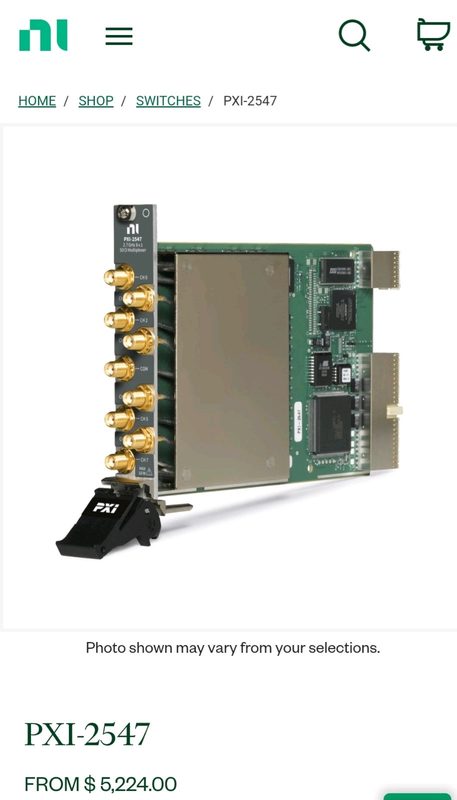 Тестер National Instruments PXI-2547