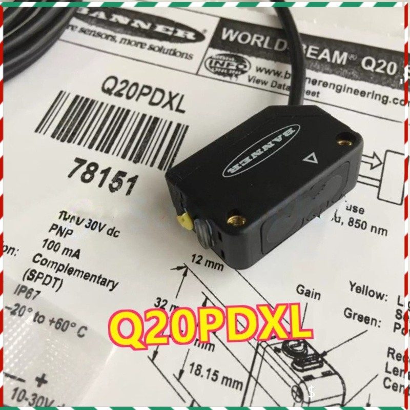 Фотоэлектрический датчик Banner Q20PDXL