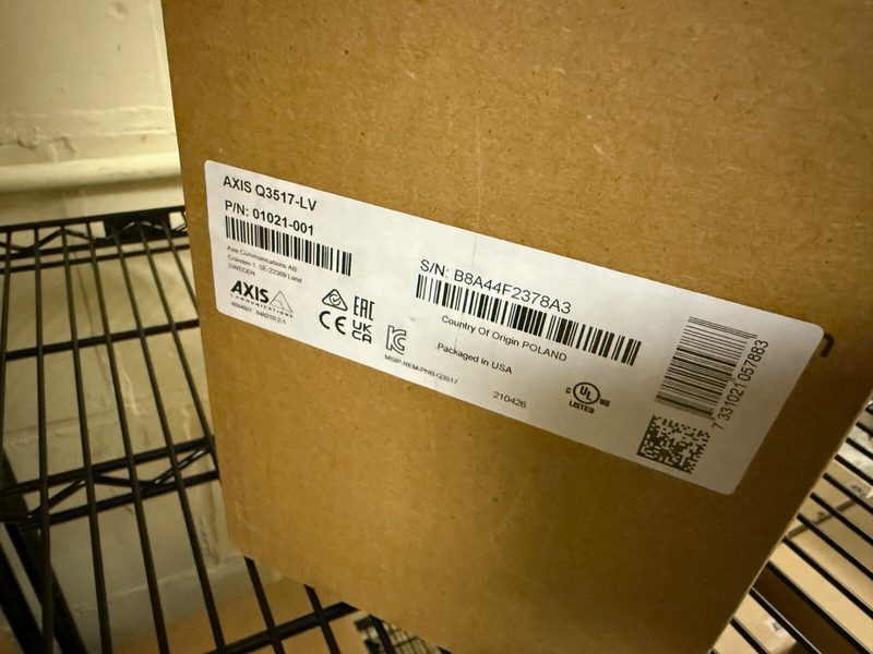 Камера Axis Q3517-LV
