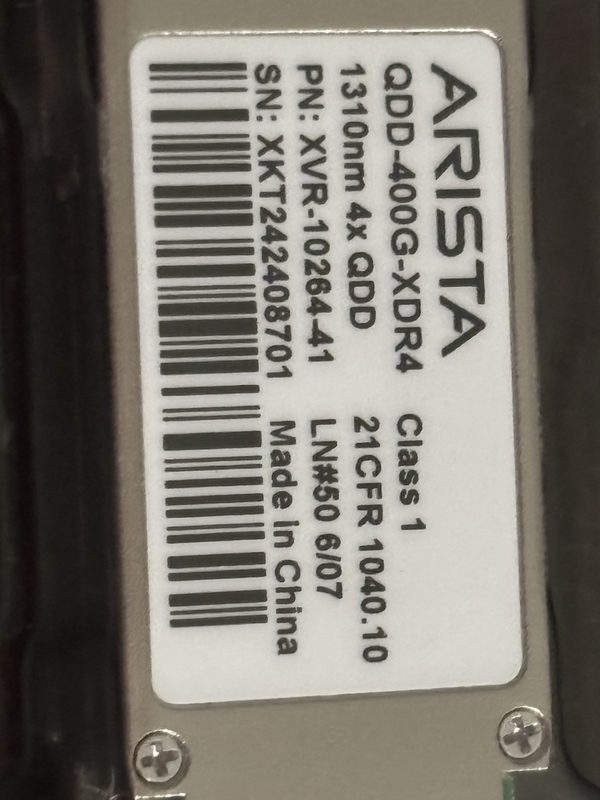 Коммутатор Arista QDD-400G-XDR4