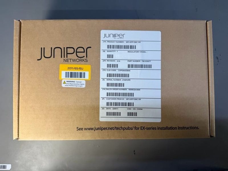 Трансивер Juniper QFX-SFP-DAC-3M