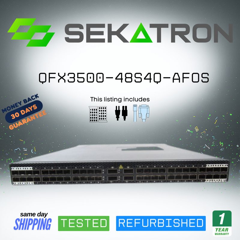 Коммутатор Juniper QFX3500-48S4Q-AFOS