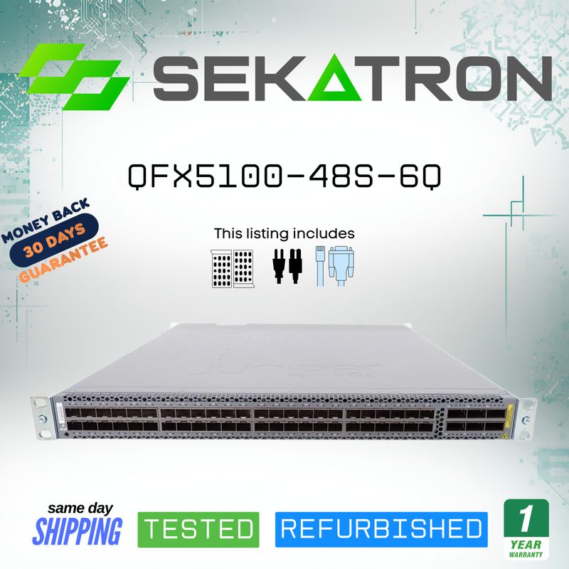 Коммутатор Juniper QFX5100-48S-6Q