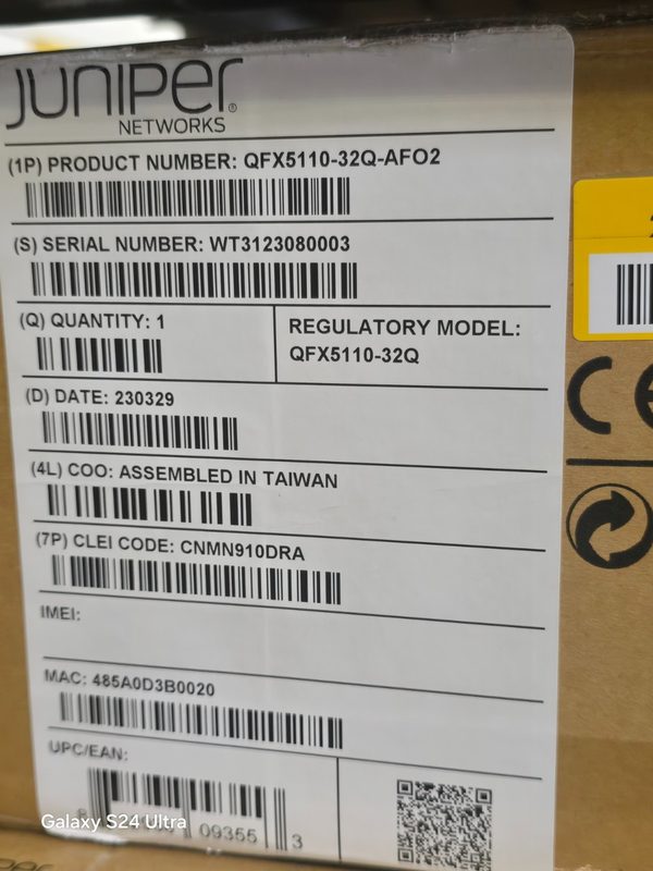 Коммутатор Juniper QFX5110-32Q-AFO2