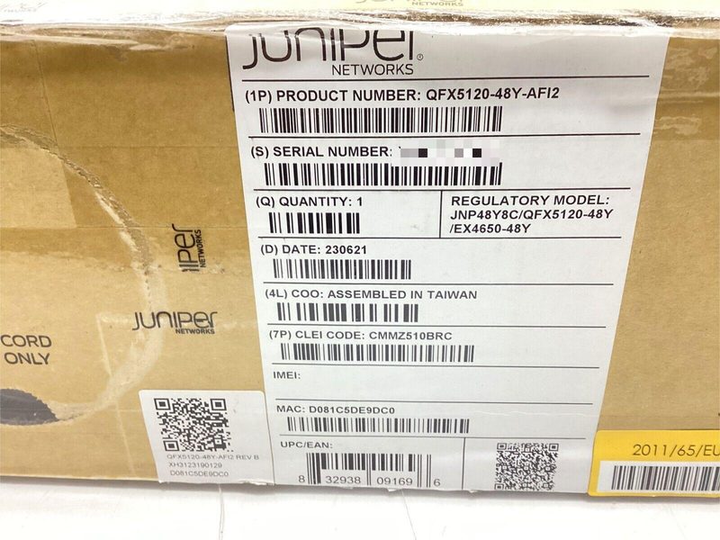 Коммутатор Juniper QFX5120-48Y-AFI2